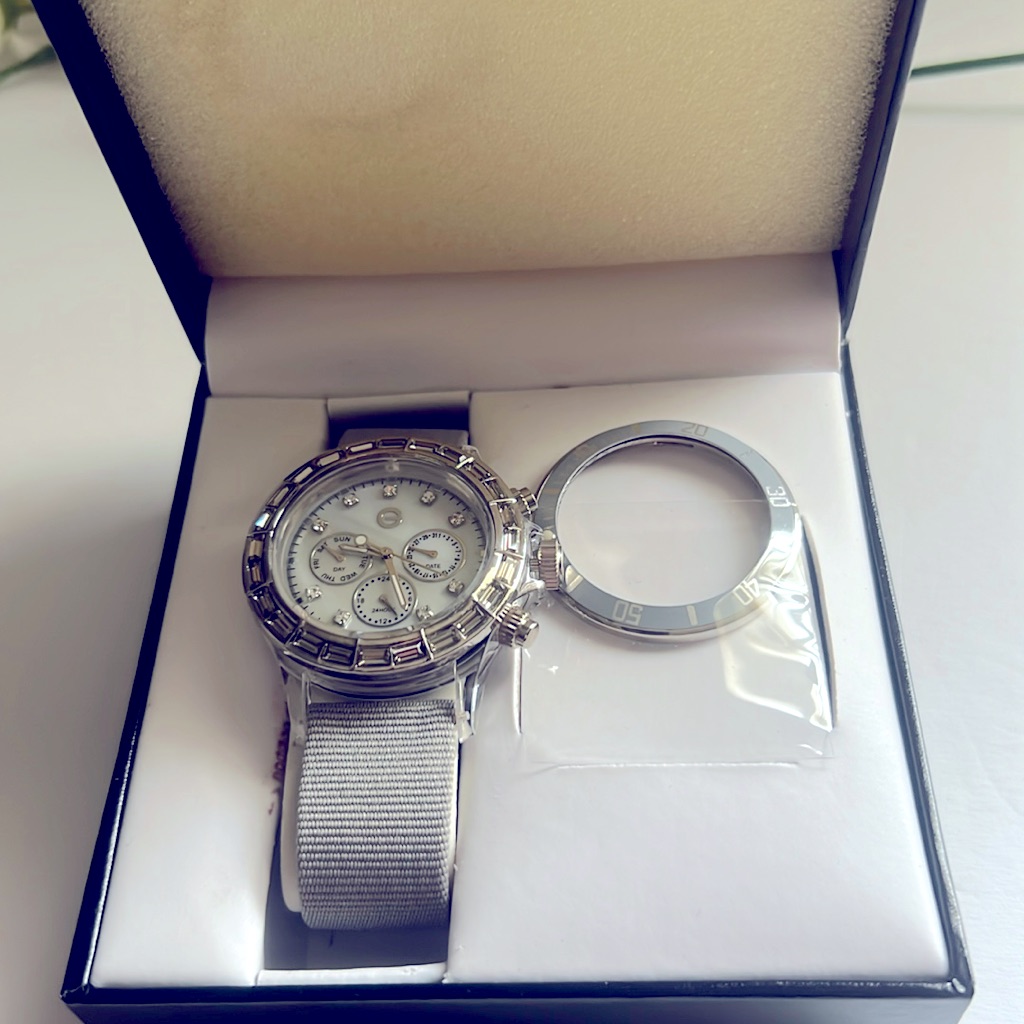 Gossip Watch With Interchangeable Face Cover.